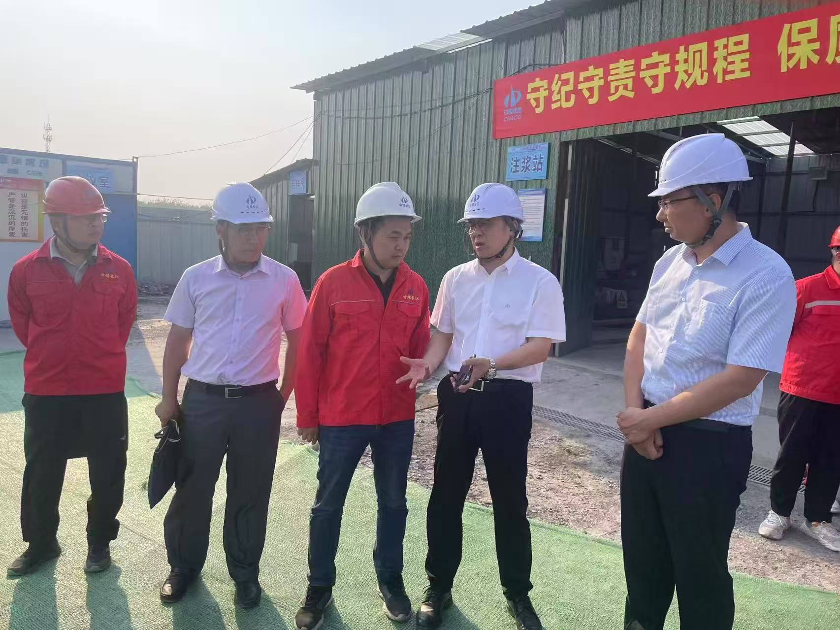 [检查指导]副局长、总工程师杨文光到我队安阳防治水项目检查指导